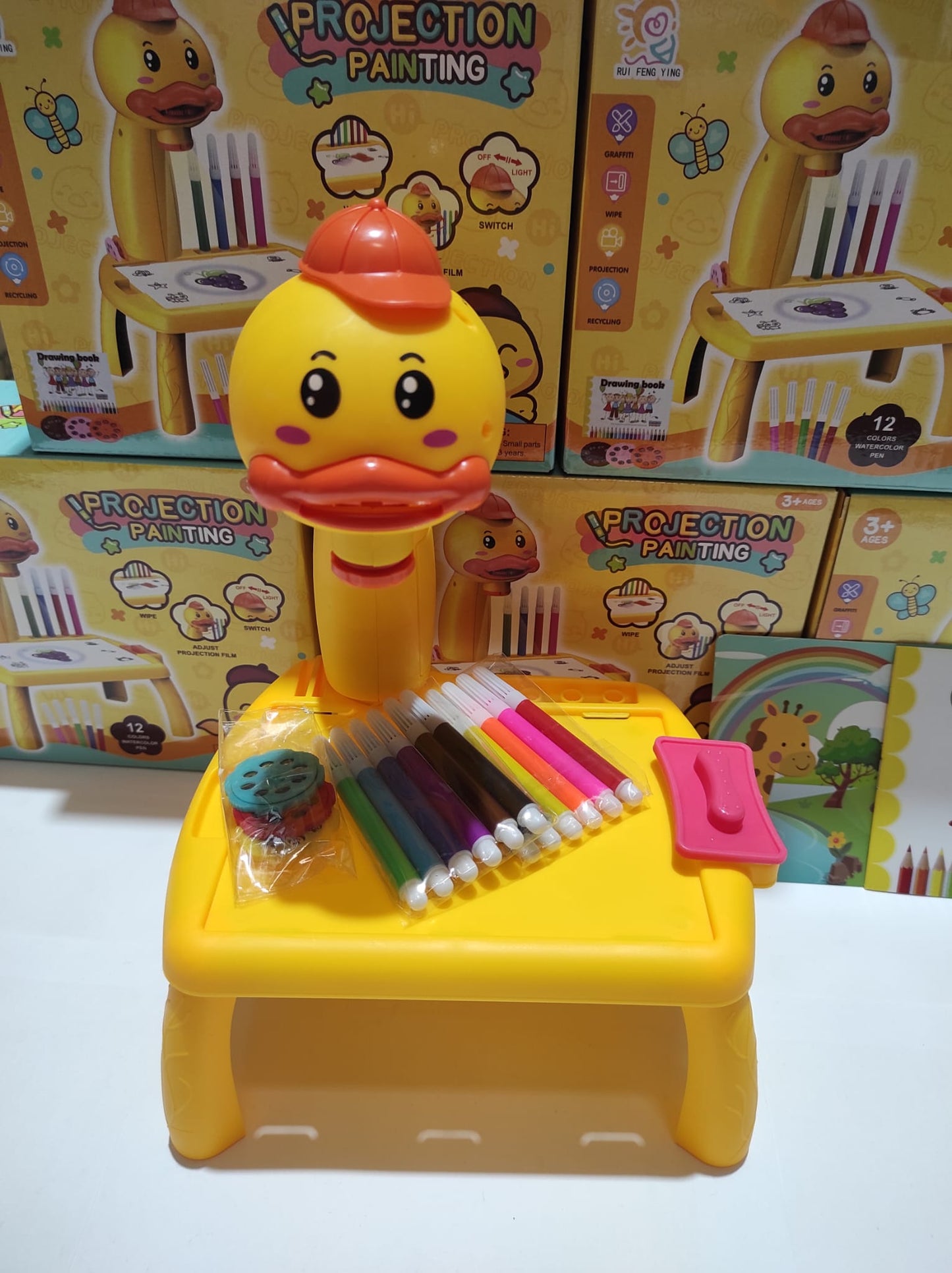 Mini escritorio de aprendizaje para niños pato-amarillo - additional image 10