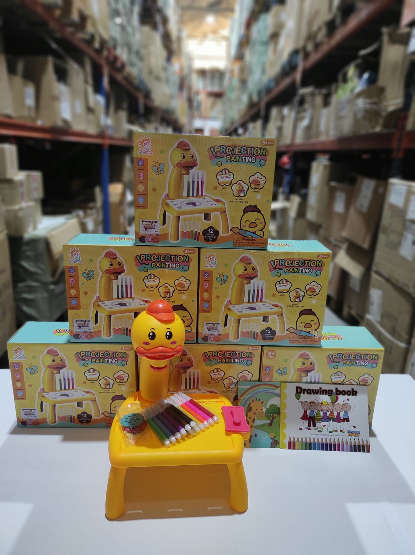 Mini escritorio de aprendizaje para niños pato-amarillo - additional image 8